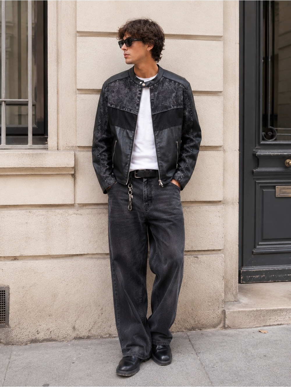 Authentic Diesel Leopol leather jacket